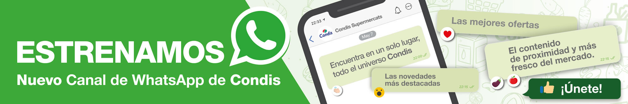 Canal Whatsapp Condis